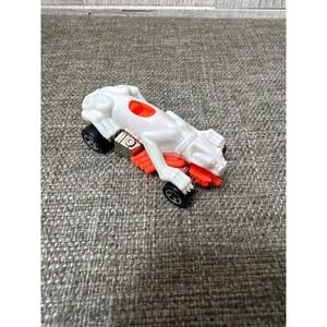 Hot Wheels 1985 Double Demon Diecast Car White Red Vintage Collectible